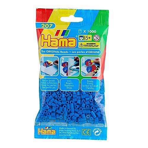 Hama Beads – Blue – pack of 1000 (Standard Beads (Midi)) 1