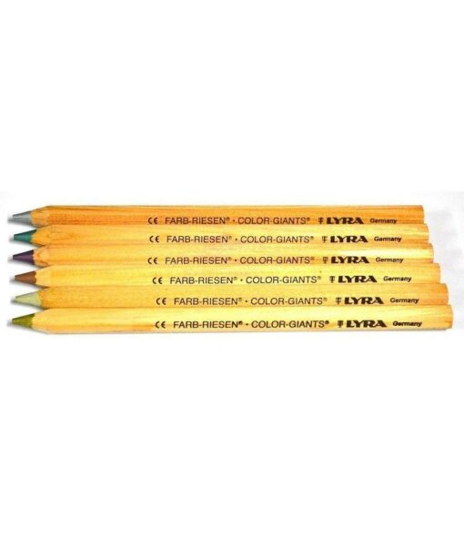 Lyra Color Giants pencils - set of 6 metallic colours