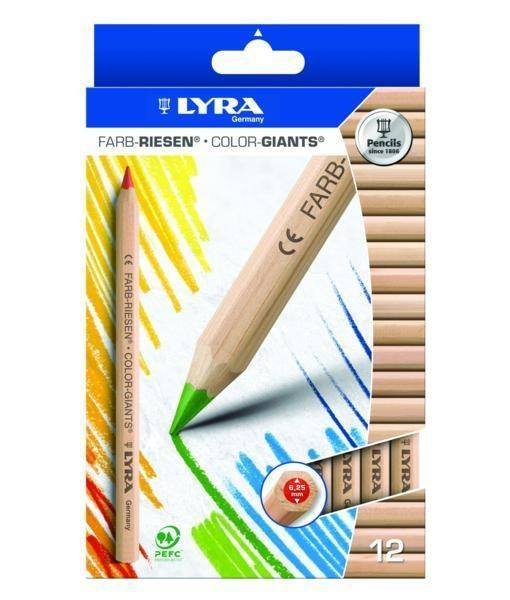 Lyra Color Giants Pencils (pack of 12) 1