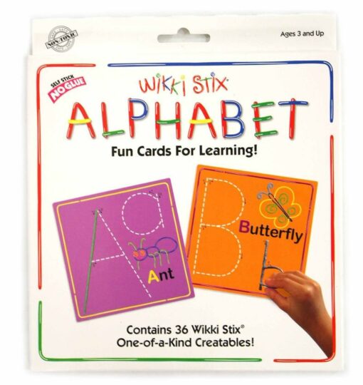 Wikki Stix - Alphabet Card Set (with 36 Wikki Stix)