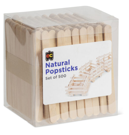 Natural Popsticks. Set of 500